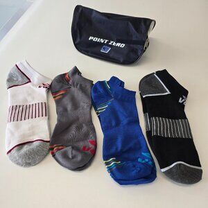 Point Zero set of athletic socks